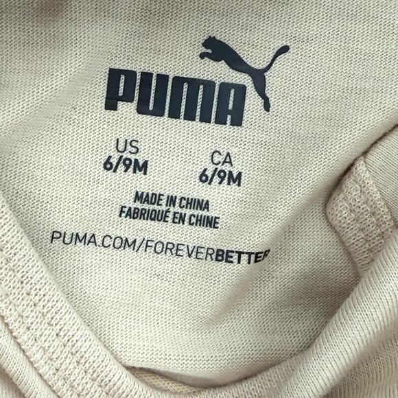 Puma One Piece Baby Bodysuit 4 Piece Set 6-9 Months - Picture 9 of 9